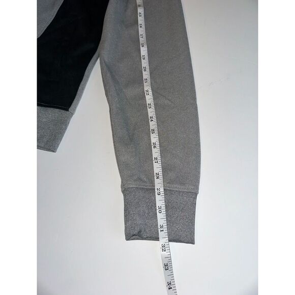 Men's San Antonio Spurs Zip-Up Hoodie Black Gray Size L NBA Licensed Sweatshirt - Picture 2 of 9